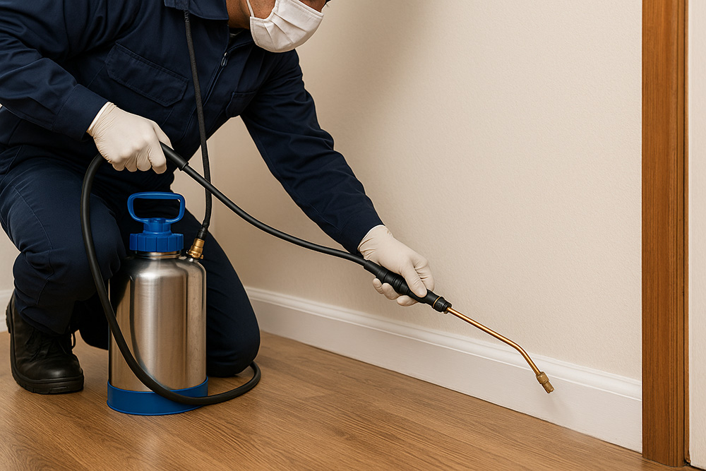 roach spraying